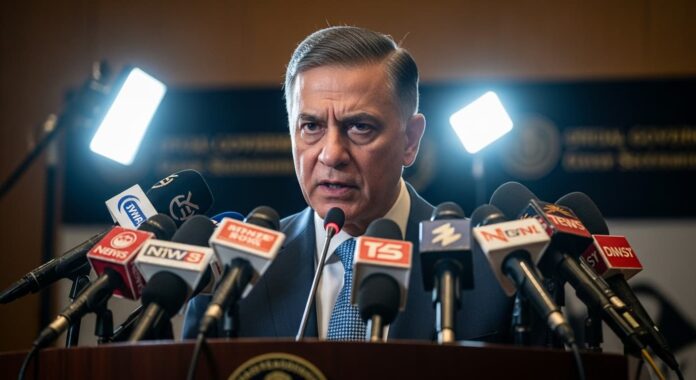 সচিবালয়ে সাংবাদিকদের প্রশ্নের উত্তর দিচ্ছেন একজন সরকারি কর্মকর্তা - প্রতীকী চিত্র