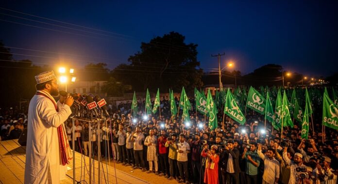 গোপালগঞ্জে জামায়াতে ইসলামীর পথসভায় বক্তব্য রাখছেন দলীয় প্রধান - প্রতীকী চিত্র।
