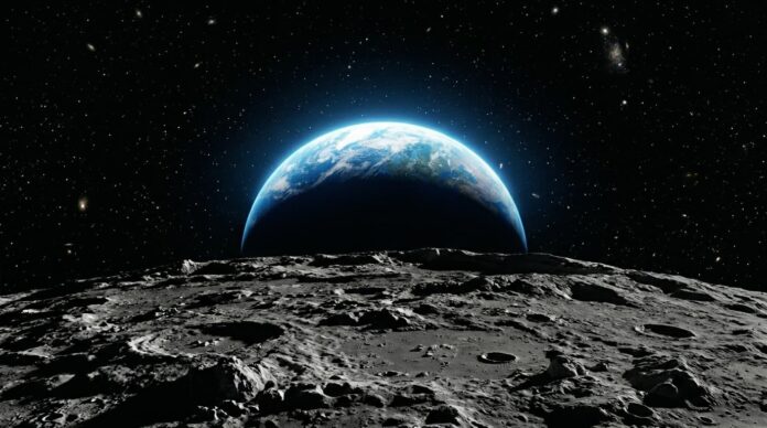 আর্টেমিস-২ মিশন থেকে তোলা ঐতিহাসিক আর্থসেট দৃশ্য।