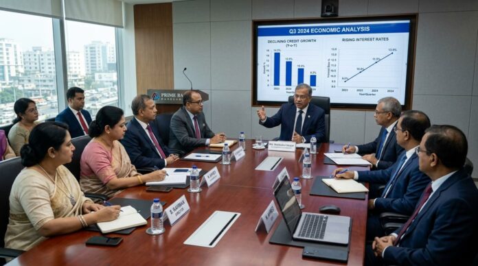 বাংলাদেশ ব্যাংক গভর্নরের সাথে ডিসিসিআই প্রতিনিধি দলের বৈঠক।