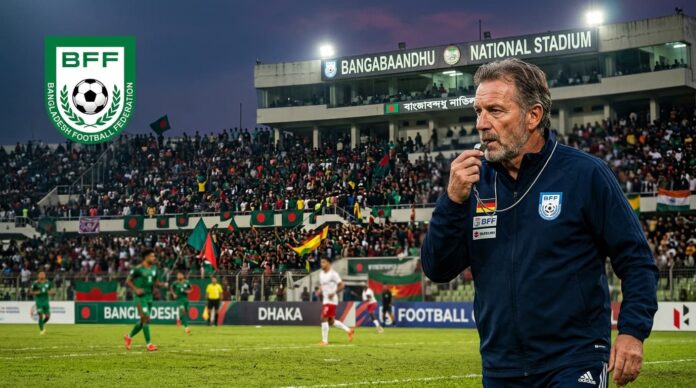 বাংলাদেশ জাতীয় দলের সম্ভাব্য প্রধান কোচ হিসেবে অ্যান্টোইন হে-র প্রতীকী চিত্র।