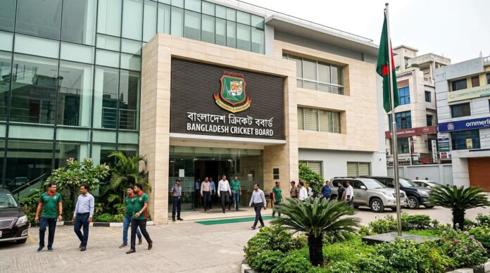 এনএসসির তদন্ত রিপোর্টের প্রতিবাদে সংবাদ সম্মেলনে আমিনুল ইসলাম বুলবুল।