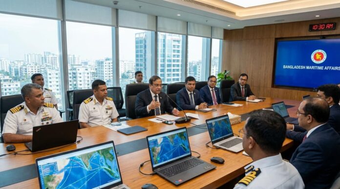 নৌপরিবহন অধিদপ্তরে ডিজিটাল রেজিস্ট্রেশন নিয়ে প্রতিমন্ত্রীর সভাপতিত্বে সভা।