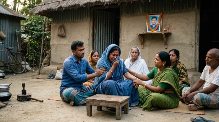 সৌদি আরবে নিহত নাঈমের বাড়িতে শোকাতুর স্বজনদের আহাজারি।