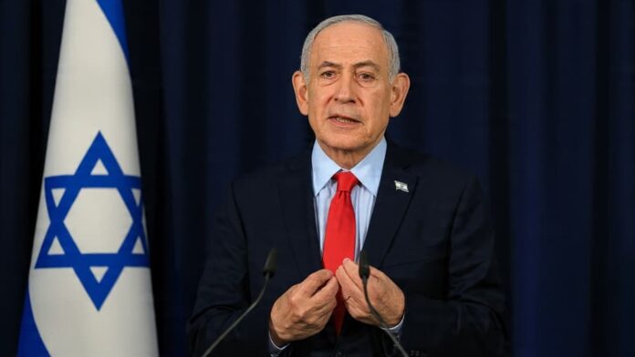 লেবাননের সাথে সরাসরি আলোচনার ঘোষণা দিচ্ছেন ইসরায়েলি প্রধানমন্ত্রী।