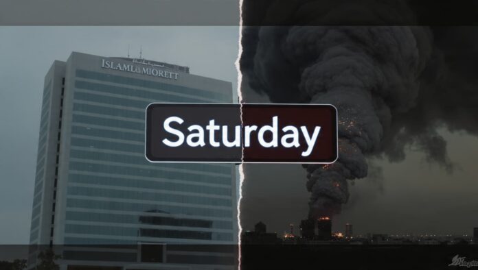 ইসলামাবাদে শান্তি আলোচনার আগে লেবাননে হামলা ও অনিশ্চয়তার প্রতিচ্ছবি।